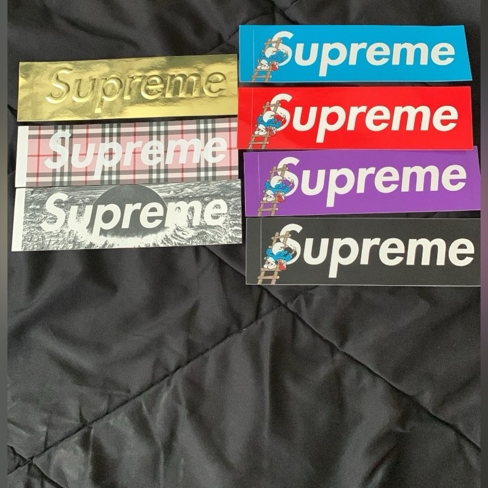 Supreme Box Logo Stickers